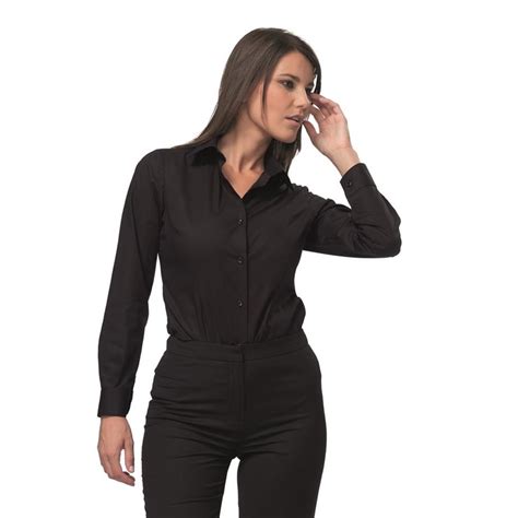 camicia nera donna amazon|camicie nere donna.